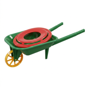 Carretilla con Frisbee