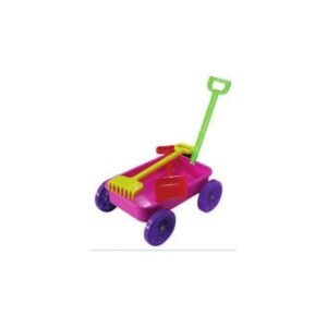 Wagon con pala y rastrillo gigante
